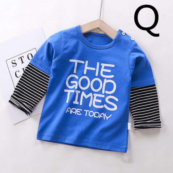 Baby Clothes Boys And Girls Cotton Long-sleeved T-shirt - Image 6