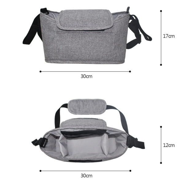 Multifunctional large capacity baby carriage bag - Image 2