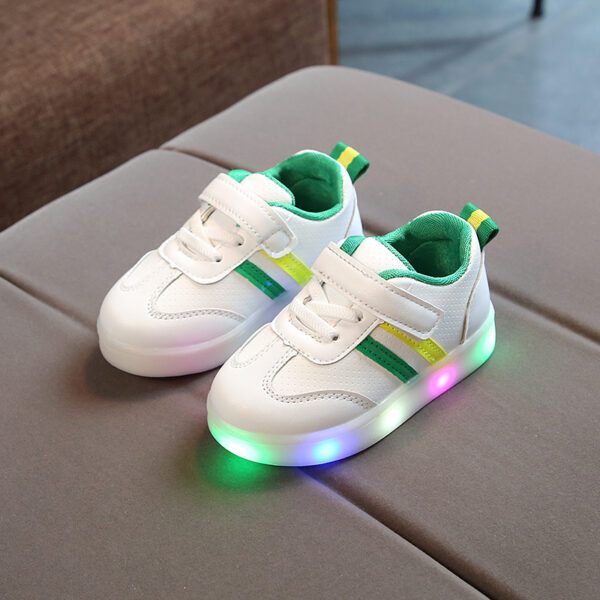 Kimmy White LED Sneakers Shoes - Image 10