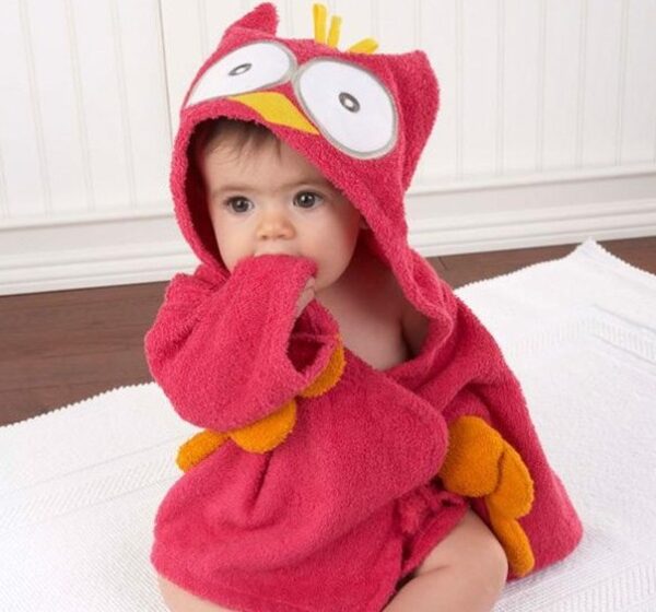 Baby Bathrobes Cotton Children's Bathrobes Baby Hooded (Jan Baby) - Image 10