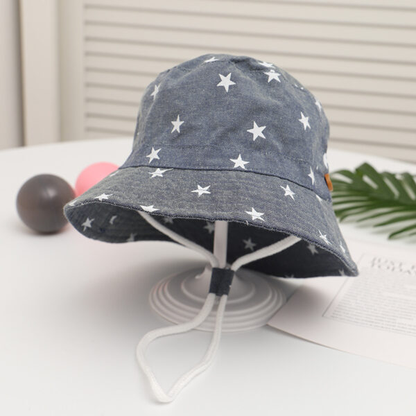 Children's Fisherman Hat Printed Basin Hat For Boys And Girls - Image 7