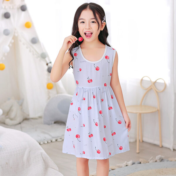 Summer Girls Dresses Cotton Silk Girls Summer Dresses - Image 6