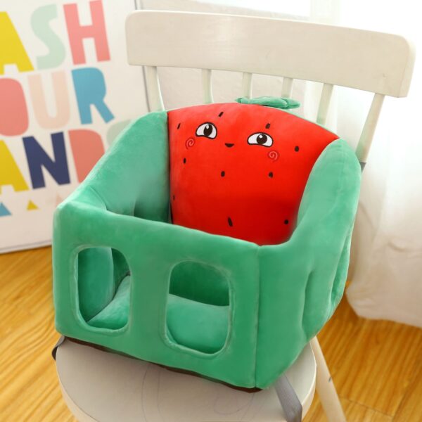 Cartoon Portable Baby Dining Chair Multifunctional Baby Car Can Be Fixed - Image 3