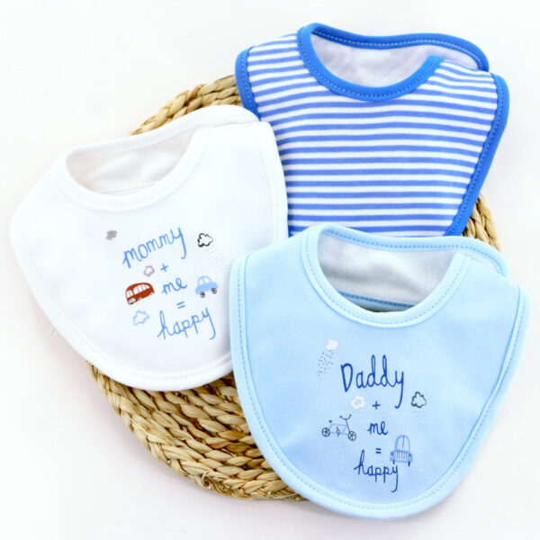 18 Autumn And Winter New Baby Three-Piece Bib (Jan Baby) - Image 6