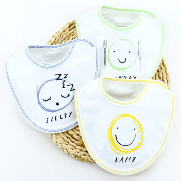 18 Autumn And Winter New Baby Three-Piece Bib (Jan Baby) - Image 3