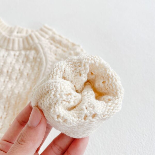 Girl Baby Knitted Hollow - Image 5