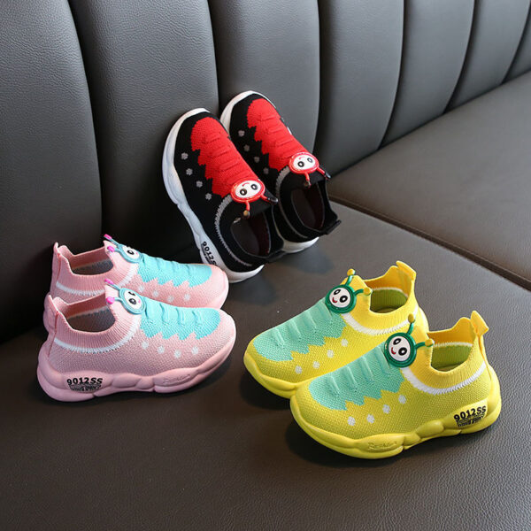 Fashion Baby Girls Boys Sneakers Sport Child Stretch Mesh Shoes - Image 4