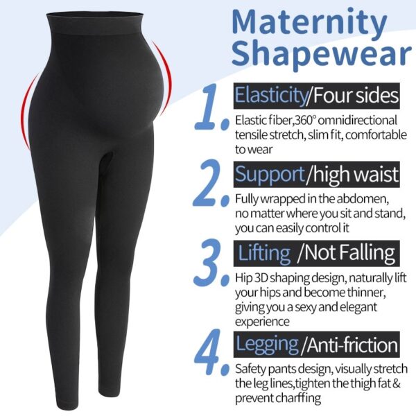 Maternity Leggings High Waist Pants Women Pregnancy Clothes Jan Baby - Image 4