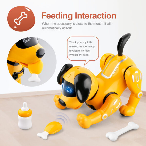 Smart Remote Control Robot Dog Children's Early Educational Toy Parent-Child Puzzle Interaction Electronic Pet Sing Dog Kid Gift - Image 6