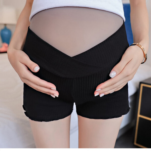 Maternity Wear,Leggings, Low-Waist Shorts, All-Match Safety Pants, Pregnant Women'S Belly Lift Pants Jan Baby - Image 3