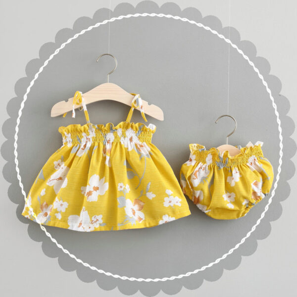 Baby New Summer Korean Princess Dress Baby Skirt Girl Dress Suit - Image 4