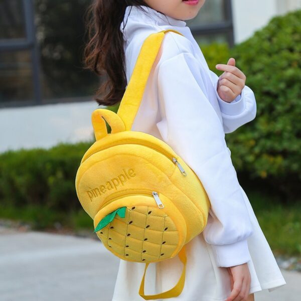 Plush Leisure Double Shoulder Kindergarten School Bag - Image 9