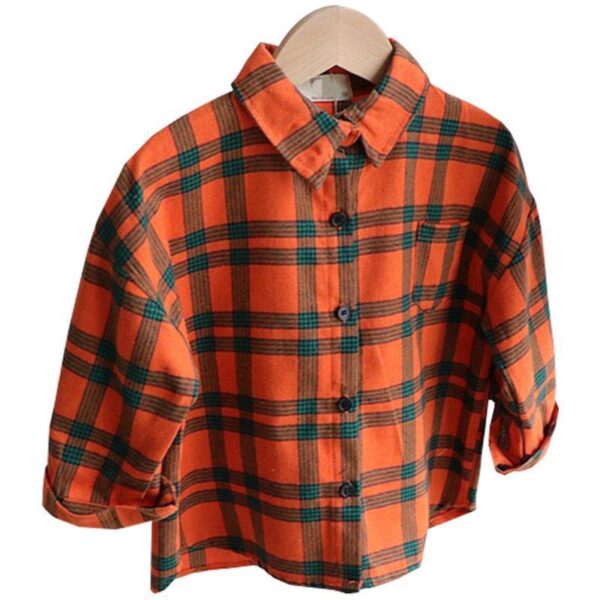 Children's Plaid Shirts In Baby Shirts For Men And Women Jan Baby - Image 5