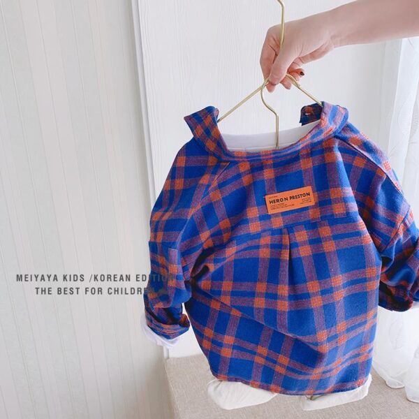 Children's Plaid Shirts In Baby Shirts For Men And Women Jan Baby - Image 2