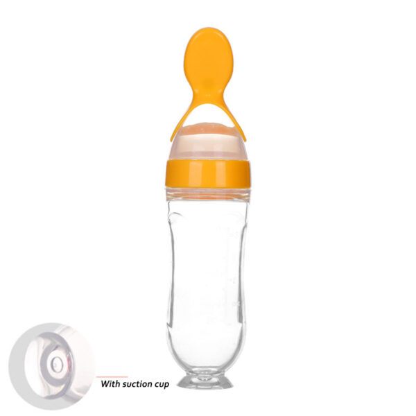 Safe Newborn Baby Feeding Bottle Toddler Silicone Squeeze Feeding Spoon Milk Bottle Baby Training Feeder Food Supplement - Image 6