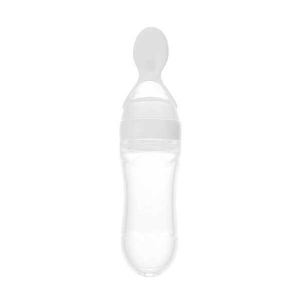 Safe Newborn Baby Feeding Bottle Toddler Silicone Squeeze Feeding Spoon Milk Bottle Baby Training Feeder Food Supplement - Image 4