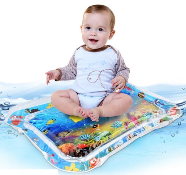 Baby Inflatable Water Mat, Infants Summer Beach Water Mat Patted Pad Water Cushion For Infants Toddlers Summer Activity Play Toys Baby Pillows - Image 4