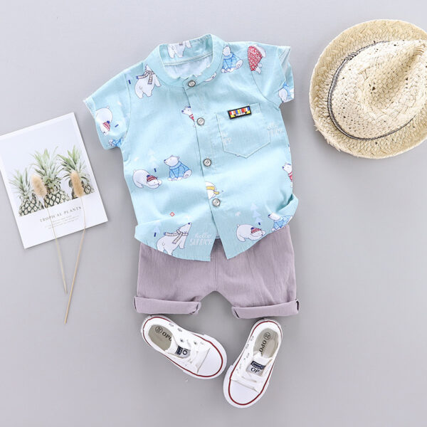 Summer New Children's Clothing Korean Boy Baby Infant Child Jan Baby - Image 3