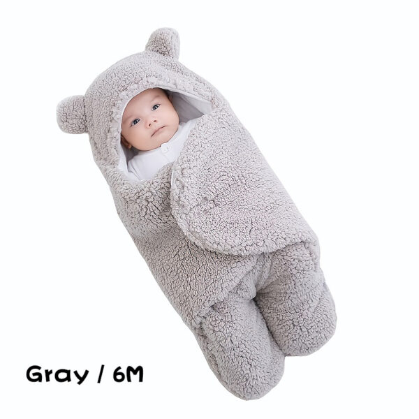 Winter Baby Sleeping Bag Bear Nap Printed Sleeping - Image 6