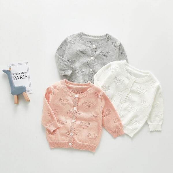 Baby hollow knit sweater (Jan Baby) - Image 4