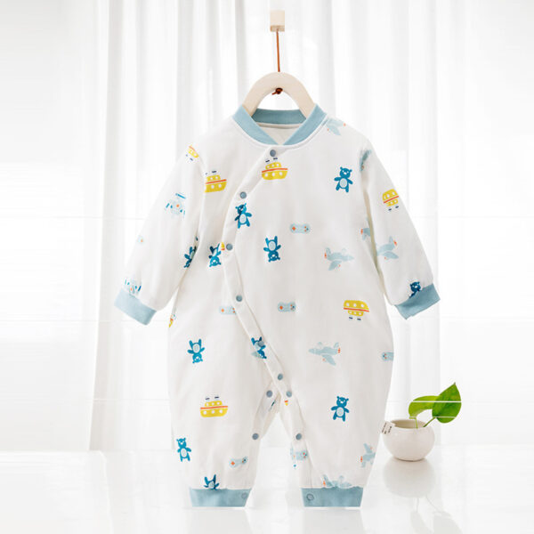 Warm Jumpsuit Newborn Cotton Crawling Suit (Jan Baby) - Image 3