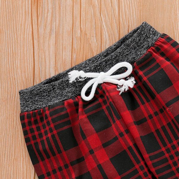 Baby Long Sleeve Plaid Sweater Set Jan Baby - Image 6