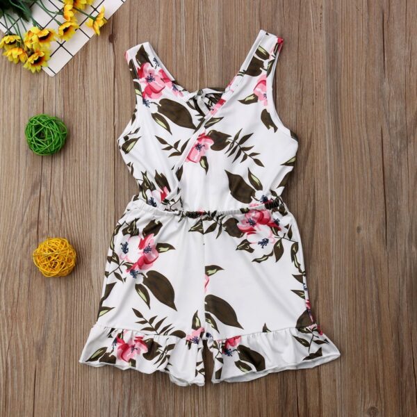 Summer Girls baby girl Floral Outfits Clothes - Image 5