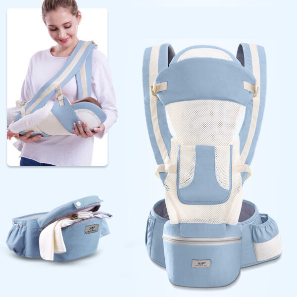 Ergonomic Baby Carrier Infant Baby Hipseat Carrier 3 In 1 - Image 10