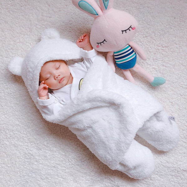 Baby Sleeping Bag Envelope for Newborn Baby Winter Swaddle Blanket - Image 9