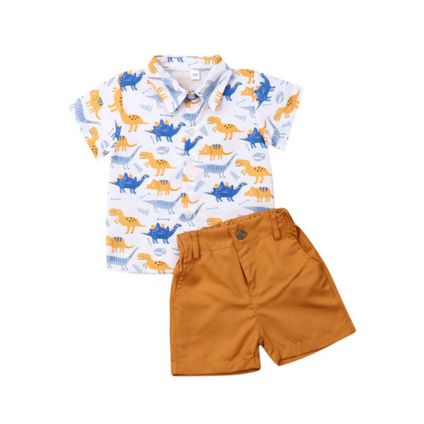 Summer boy T-shirt Shorts Kids Sets Jan Baby - Image 2