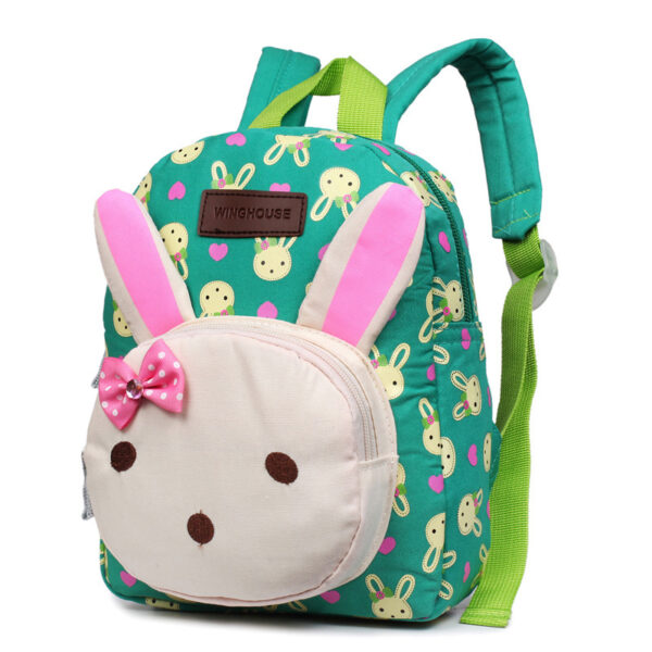 Custom-made children's schoolbag, canvas, rabbit, bear, baby and baby cartoon package ( Jan Baby ) - Image 3