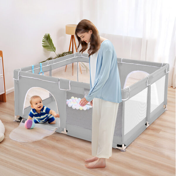 Baby Playpen With Mat Activity Centre Indoor Outdoor Baby Fence Toddlers Babies - Image 3