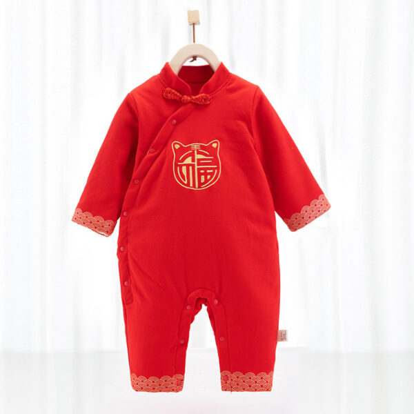 Warm Jumpsuit Newborn Cotton Crawling Suit (Jan Baby) - Image 5