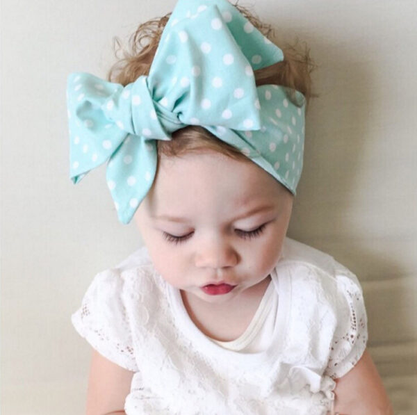 Hair tie baby lace bow hair accessories - Image 2