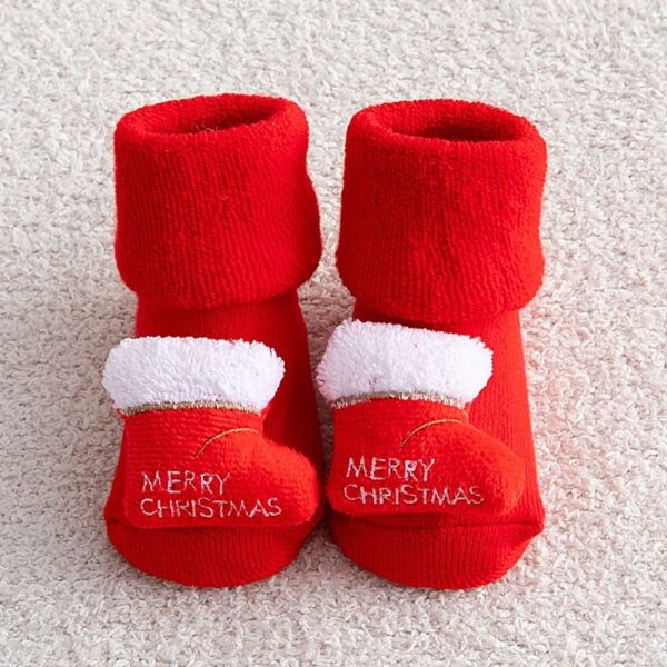 Christmas Children's Socks Thickened Terry - Image 2