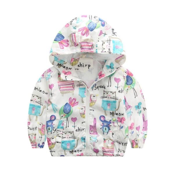 Baby girl cartoon hoodie (Jan Baby)