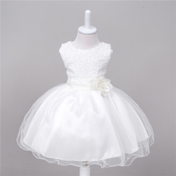 Baby Sequin Dress Flower Girl Wedding Princess Dress - Image 10