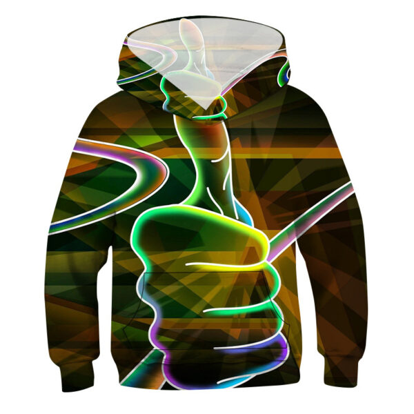 3d Vision Digital Printing Children's Hoodie Jan Baby - Image 5