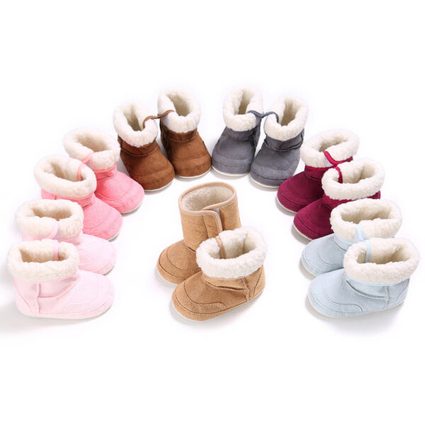 Newborn Baby Girls First Walkers Shoes Infant Toddler Soft Rubber Soled Anti-slip Boots Booties - Image 10