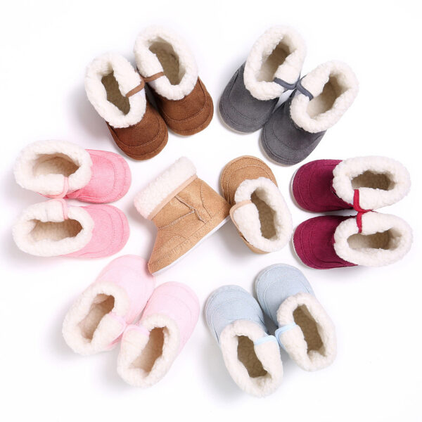 Newborn Baby Girls First Walkers Shoes Infant Toddler Soft Rubber Soled Anti-slip Boots Booties - Image 8