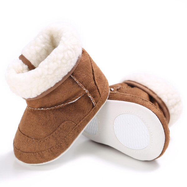 Newborn Baby Girls First Walkers Shoes Infant Toddler Soft Rubber Soled Anti-slip Boots Booties - Image 6