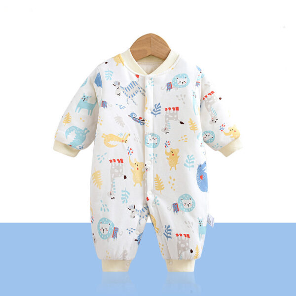 Warm Jumpsuit Newborn Cotton Crawling Suit (Jan Baby) - Image 6