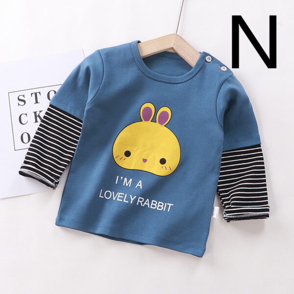 Baby Clothes Boys And Girls Cotton Long-sleeved T-shirt - Image 4