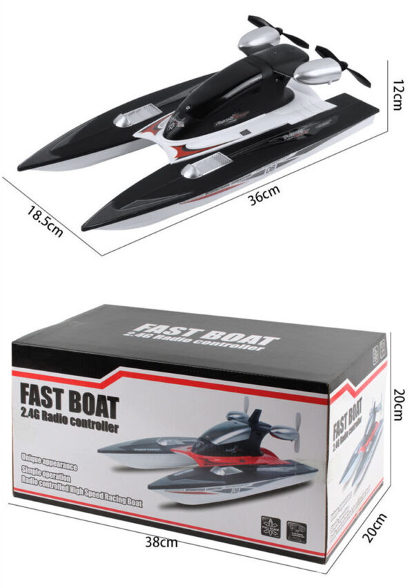 Remote Control High Speed 2.4G Electric Toy Boat Speed Boat Children's Toy - Image 7