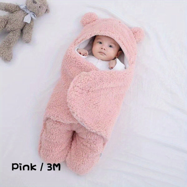 Winter Baby Sleeping Bag Bear Nap Printed Sleeping - Image 9