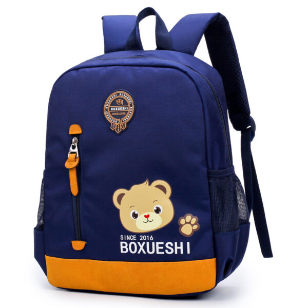 A cartoon bear nursery school schoolbag, schoolbag, schoolboy, boy and boy, baby boy and baby travel back (Jan Baby) - Image 3