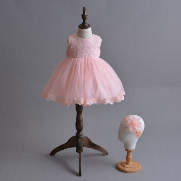 New Winter Dress Dress Baby Baby Full Moon Princess Skirt Dress Shaqun Girls Lotus - Image 3