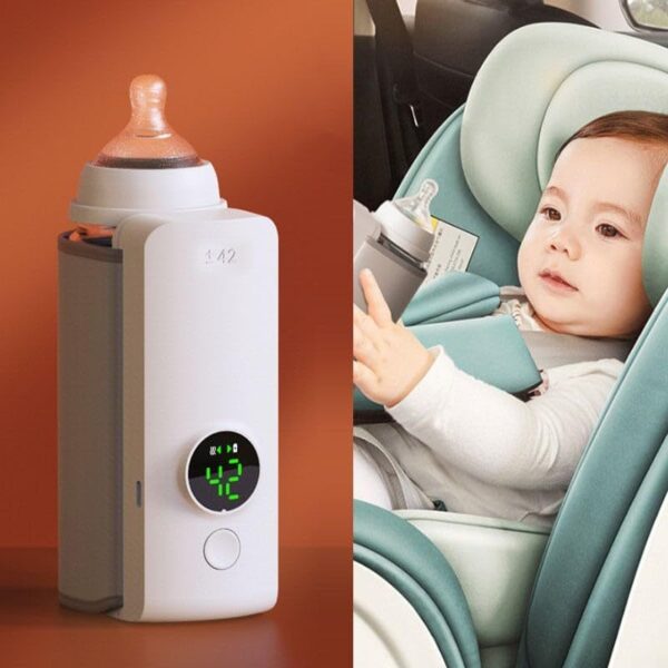 Portable Wireless Rechargeable Baby Bottle Warmer USB Charging And Heating Bag - Image 8