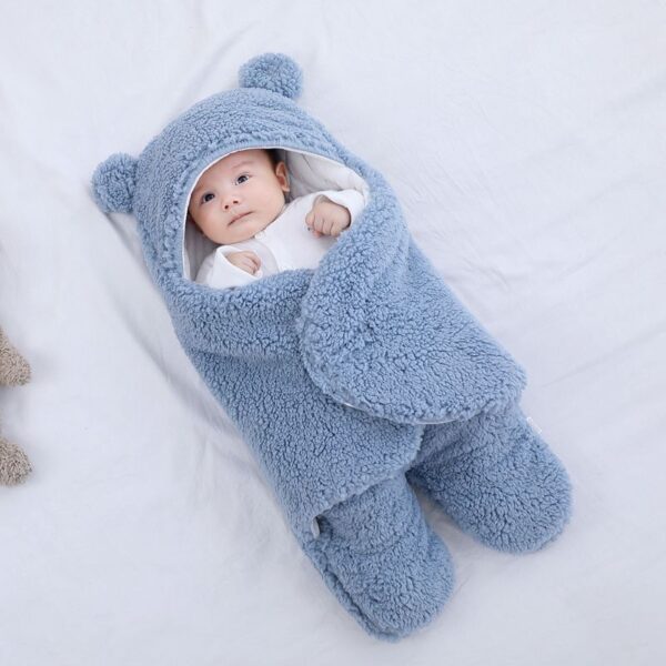 Baby Sleeping Bag Envelope for Newborn Baby Winter Swaddle Blanket - Image 4