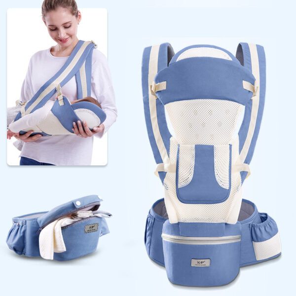 Ergonomic Baby Carrier Infant Baby Hipseat Carrier 3 In 1 - Image 8